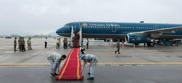 Đội tuyển Olympic Việt Nam đã về tới Hà Nội