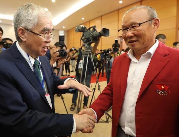 Đội tuyển Olympic Việt Nam đã về tới Hà Nội