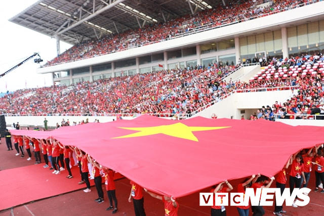 Khoảnh khắc ấn tượng lễ vinh danh những 'người hùng' ASIAD 2018 tại sân vận động Mỹ Đình