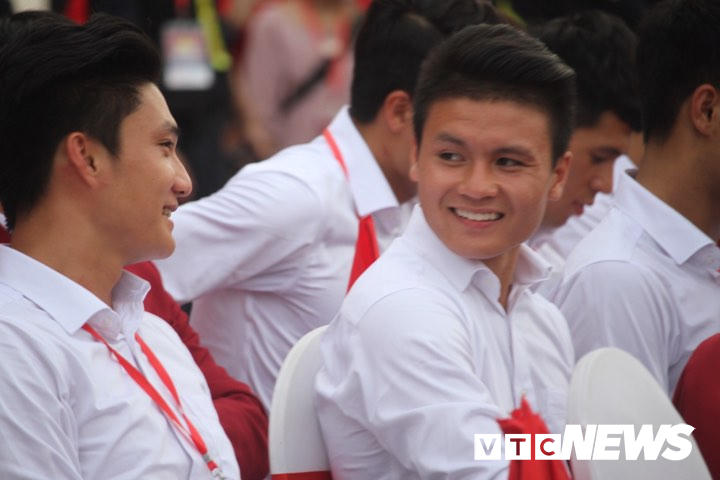 Khoảnh khắc ấn tượng lễ vinh danh những 'người hùng' ASIAD 2018 tại sân vận động Mỹ Đình