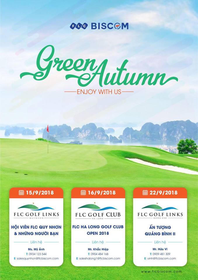 FLC Biscom tổ chức “Green Autumn - Enjoy with us” - chuỗi giải đấu hấp dẫn tháng 9