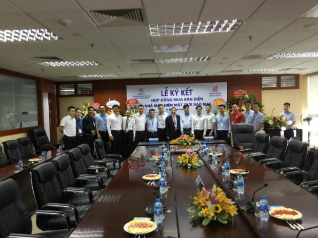 Tập đoàn Sao Mai ký kết hợp đồng mua bán điện với EVN