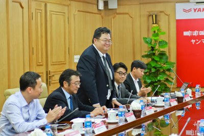 Agribank tiếp và làm việc với Tập đoàn Yanmar (Nhật Bản)