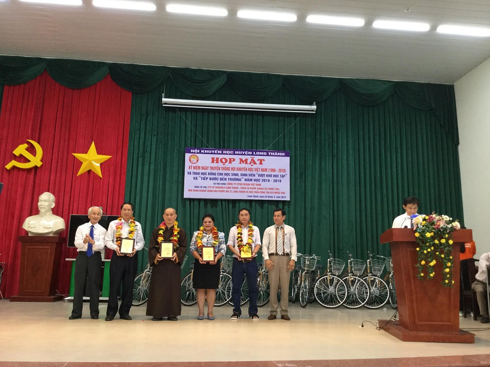 Vedan Việt Nam trao học bổng cho hơn 200 học sinh, sinh viên năm học 2018-2019