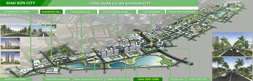 Khai Sơn City - Thành phố hiện đại của tương lai