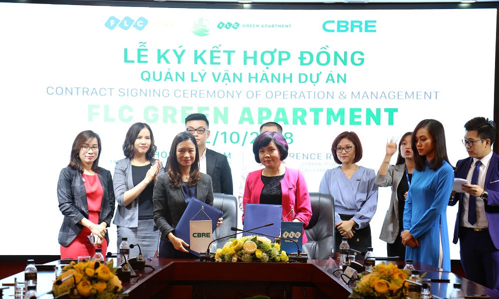 CBRE trở thành đơn vị quản lý vận hành dự án FLC Green Apartment
