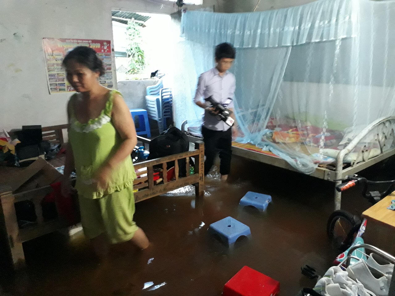 Ám ảnh cảnh triều cường dâng cao kỷ lục ở Bạc Liêu