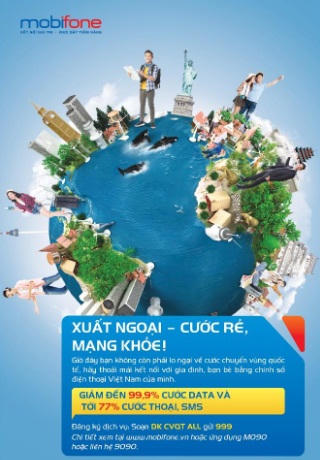 MobiFone xóa tan nỗi lo dịch vụ Chuyển vùng quốc tế đắt đỏ