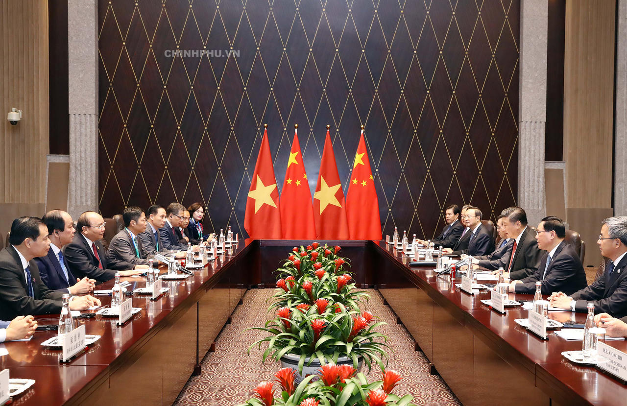 Thủ tướng hội kiến Tổng Bí thư, Chủ tịch Trung Quốc Tập Cận Bình