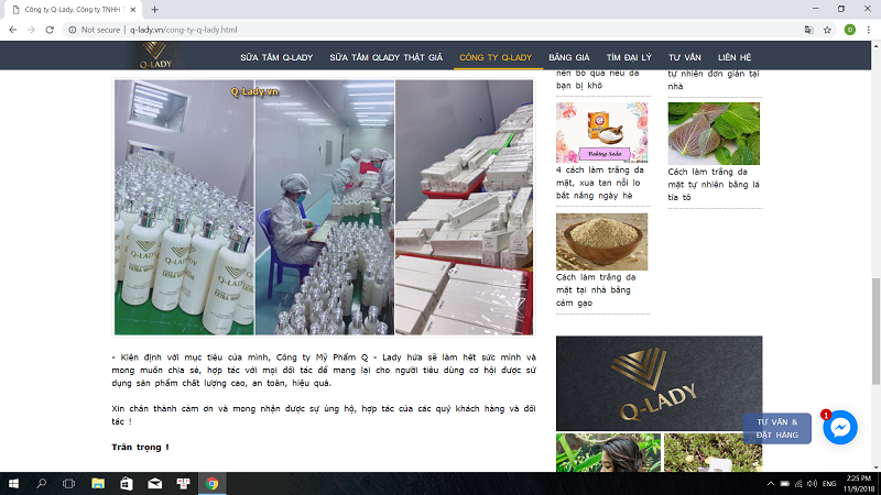 Mỹ phẩm “cao cấp” sản xuất tại... cửa hàng quần áo?