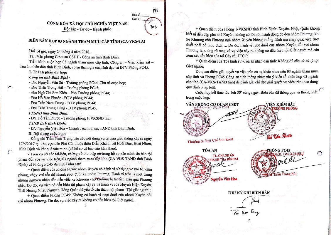 Truy đuổi gây tai nạn chết người ở Bình Định: 3 lần họp liên ngành thống nhất tội danh