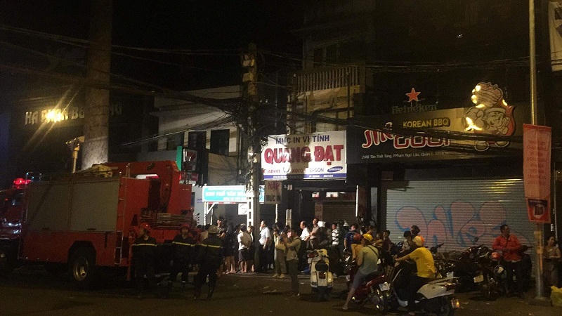 TP.HCM: Sập công trình sửa chữa nhà ở, 1 người chết và 1 người bị thương