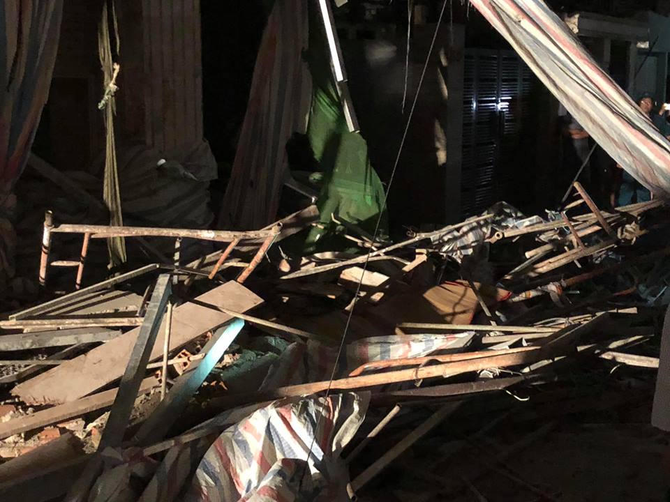 TP.HCM: Sập công trình sửa chữa nhà ở, 1 người chết và 1 người bị thương