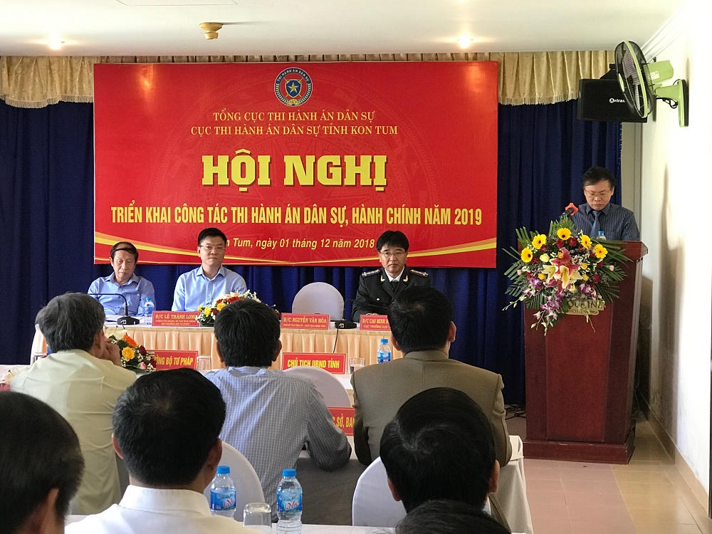 Bộ trưởng Lê Thành Long đánh giá cao những kết quả của Cục THADS tỉnh Kon Tum