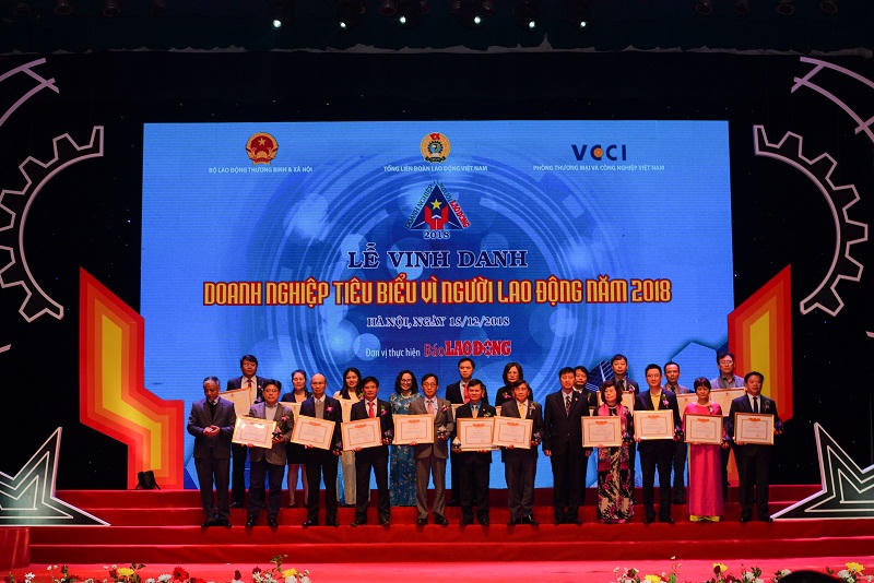 Vedan Việt Nam được vinh danh "Doanh nghiệp vì người lao động" năm 2018