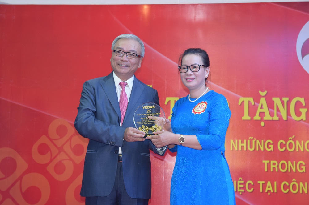Vedan Việt Nam tri ân 104 nhân viên cống hiến 20-25 Năm