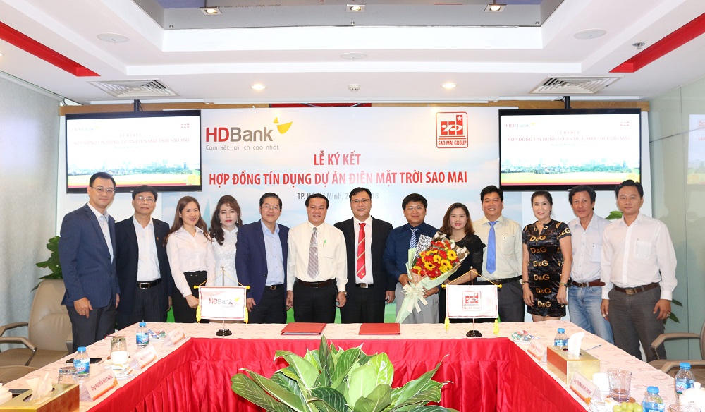HDBank đồng hành với Sao Mai Group xúc tiến Dự án điện năng lượng mặt trời