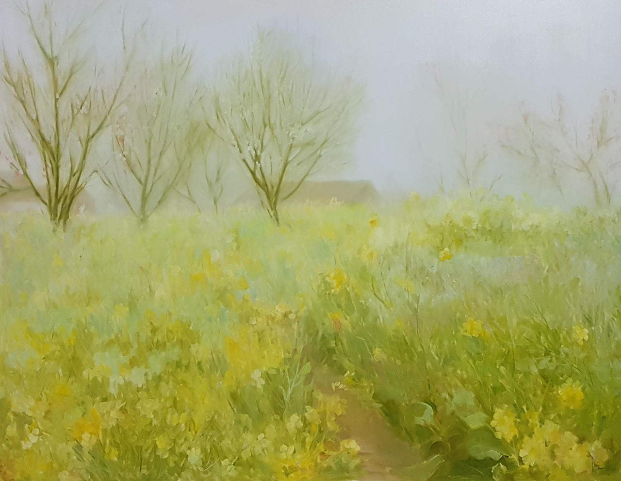 Triển lãm “Xuân sớm“: Những bức tranh rực rỡ sắc xuân