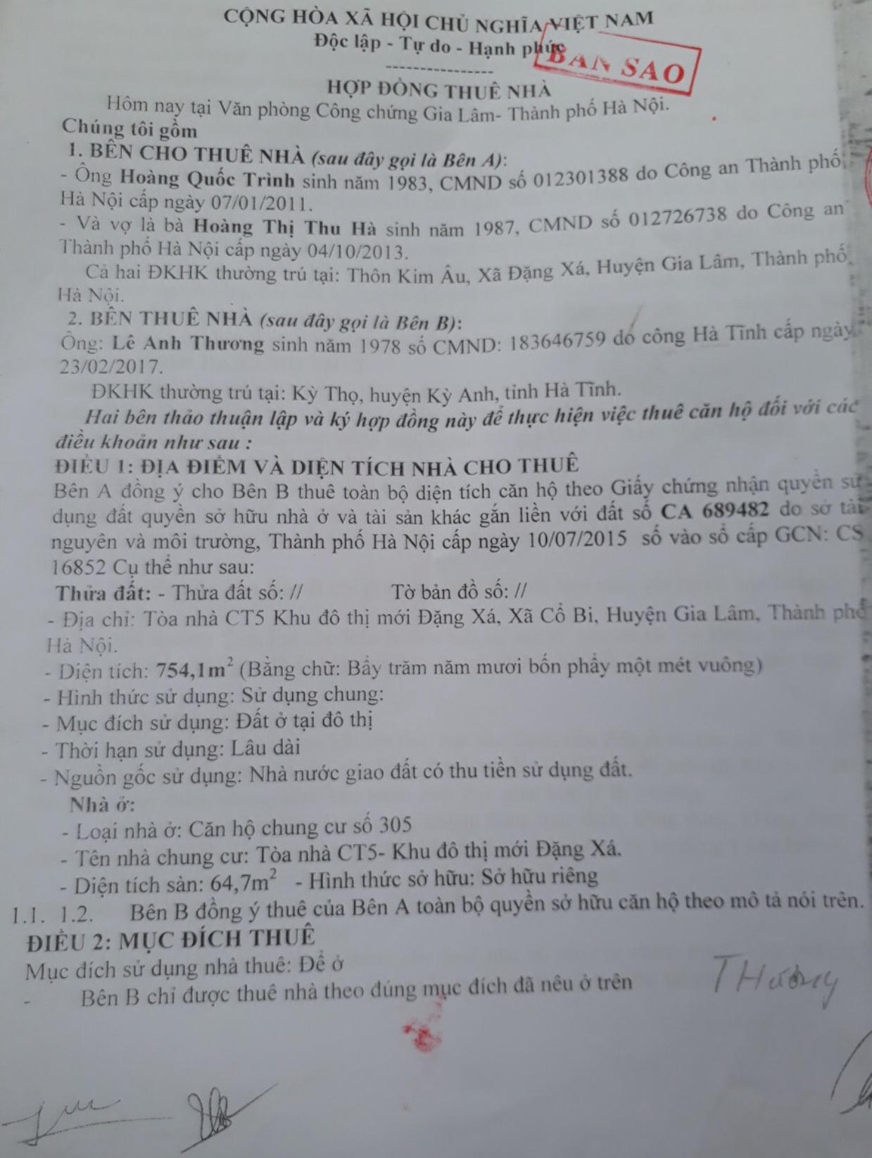 Cần xử lý nghiêm hành vi xâm phạm chỗ ở của người khác ở huyện Gia Lâm