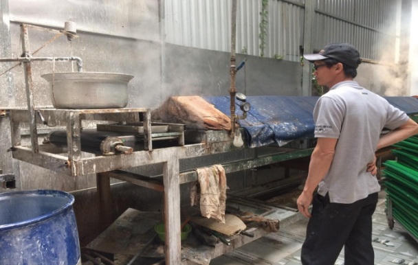 Bánh đa nem Ngự Câu: Nhộn nhịp chuẩn bị hàng Tết