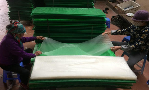 Bánh đa nem Ngự Câu: Nhộn nhịp chuẩn bị hàng Tết