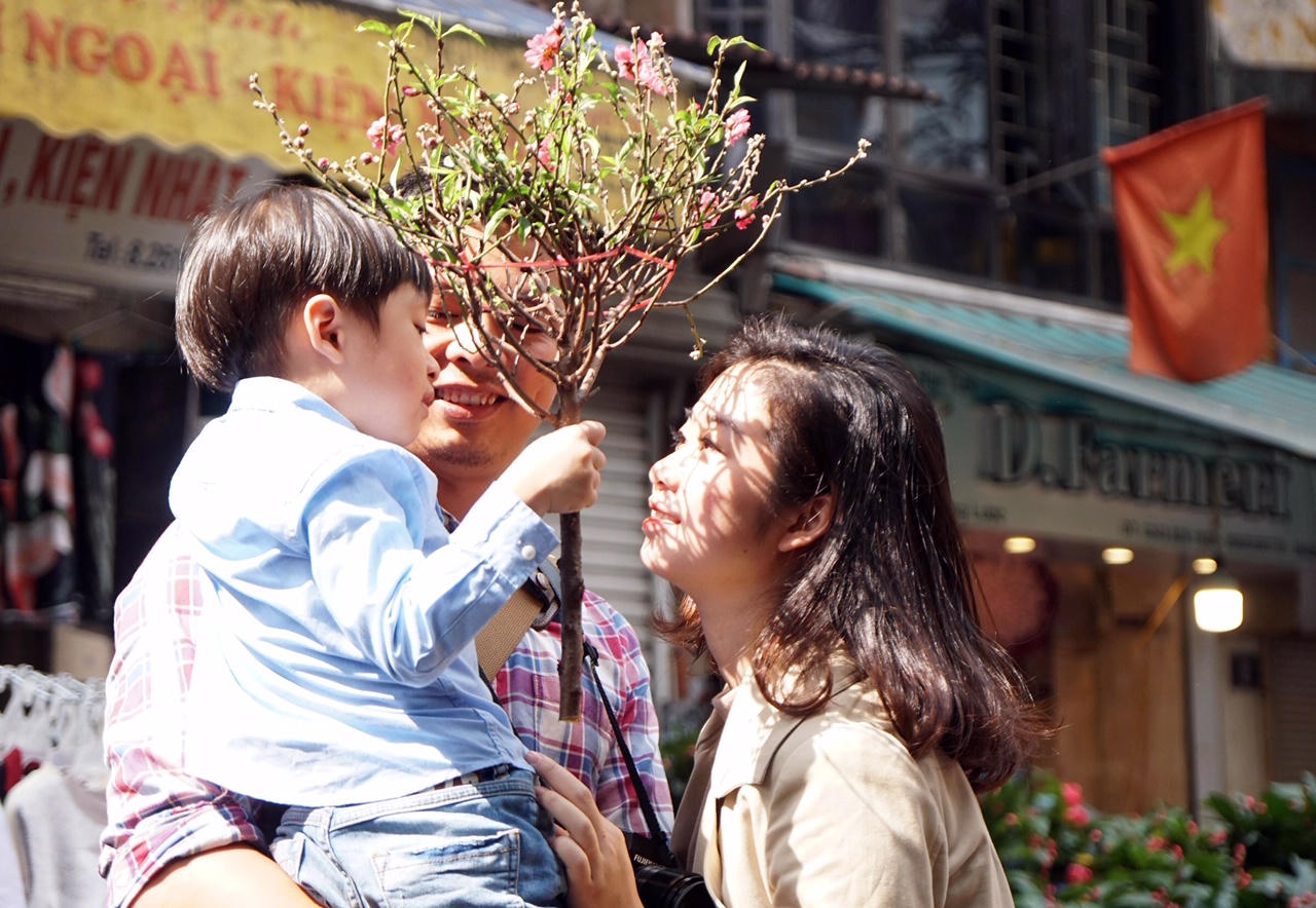 Hương vị Tết xưa ở chợ hoa nổi tiếng Hà Thành