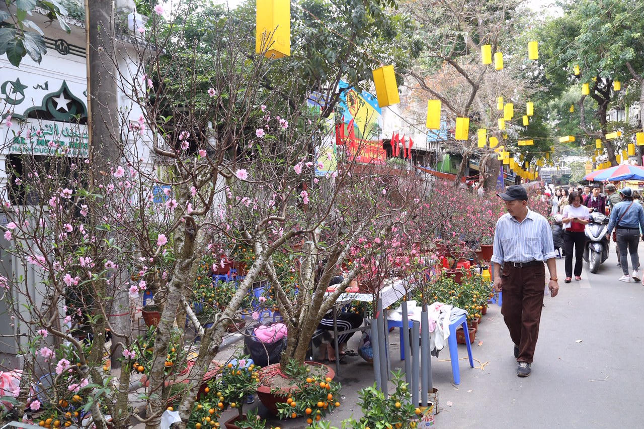 Hương vị Tết xưa ở chợ hoa nổi tiếng Hà Thành