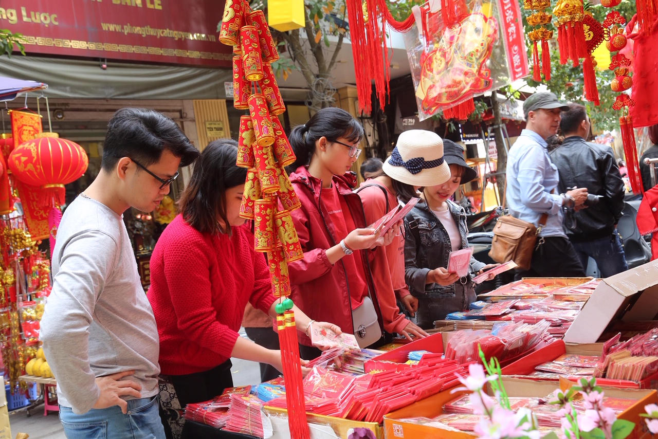 Hương vị Tết xưa ở chợ hoa nổi tiếng Hà Thành