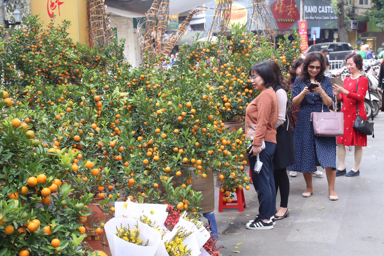 Hương vị Tết xưa ở chợ hoa nổi tiếng Hà Thành