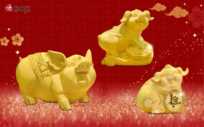 Đa dạng các mặt hàng vàng cho ngày Vía Thần Tài