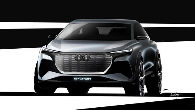 Audi công bố concept Q4 E-Tron, sản xuất năm 2021