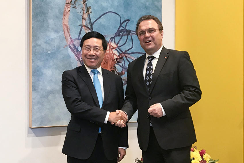 Phó Thủ tướng, Bộ trưởng Ngoại giao Phạm Bình Minh thăm CHLB Đức