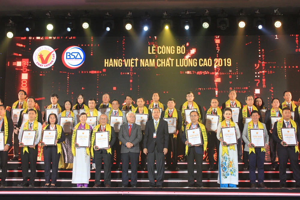 Vedan Việt Nam tiếp tục được vinh danh hàng Việt Nam chất lượng cao năm 2019