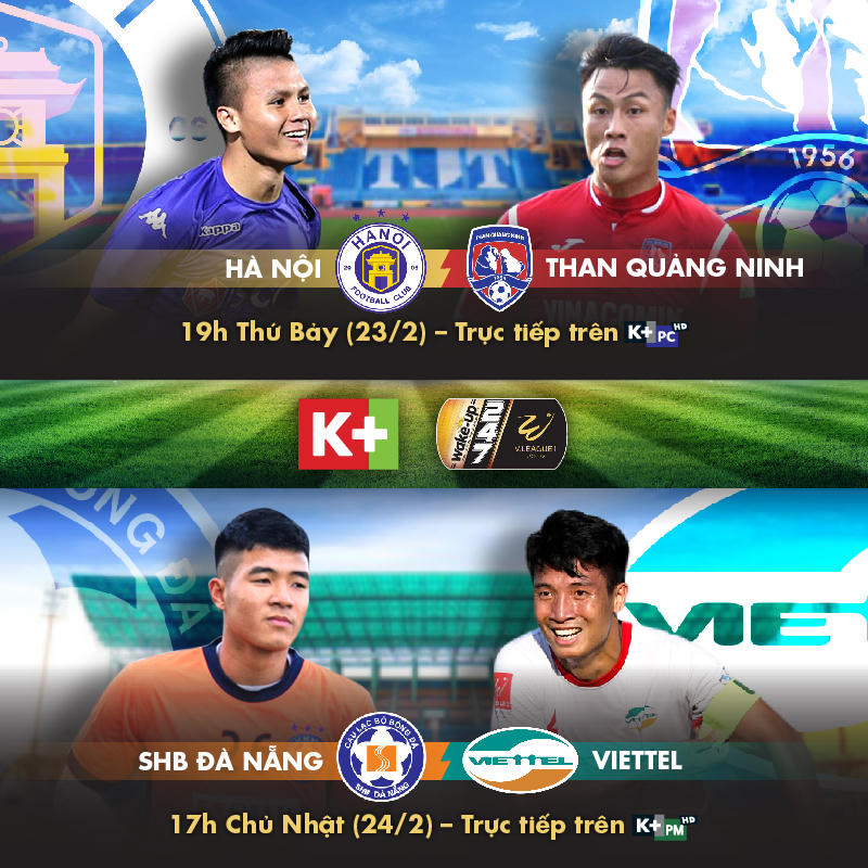 K+ phát sóng V-League 2019, thưởng thức trọn vẹn các giải đấu từ trong nước đến Châu Âu