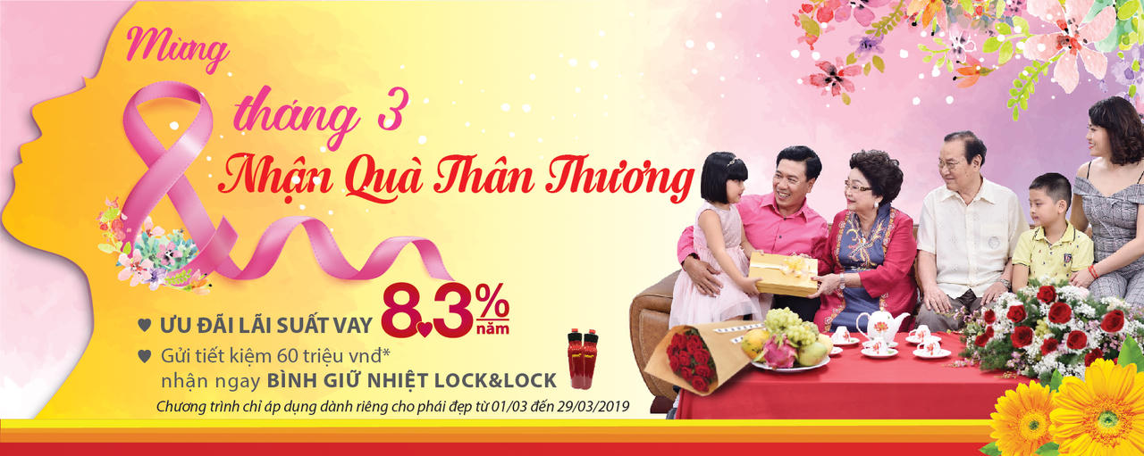 HDBank tung khuyến mãi hấp dẫn tôn vinh ngày Quốc tế Phụ nữ 8/3