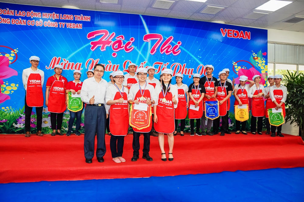 Vedan Việt Nam tổ chức hội thi chào mừng ngày Quốc tế Phụ nữ 8/3