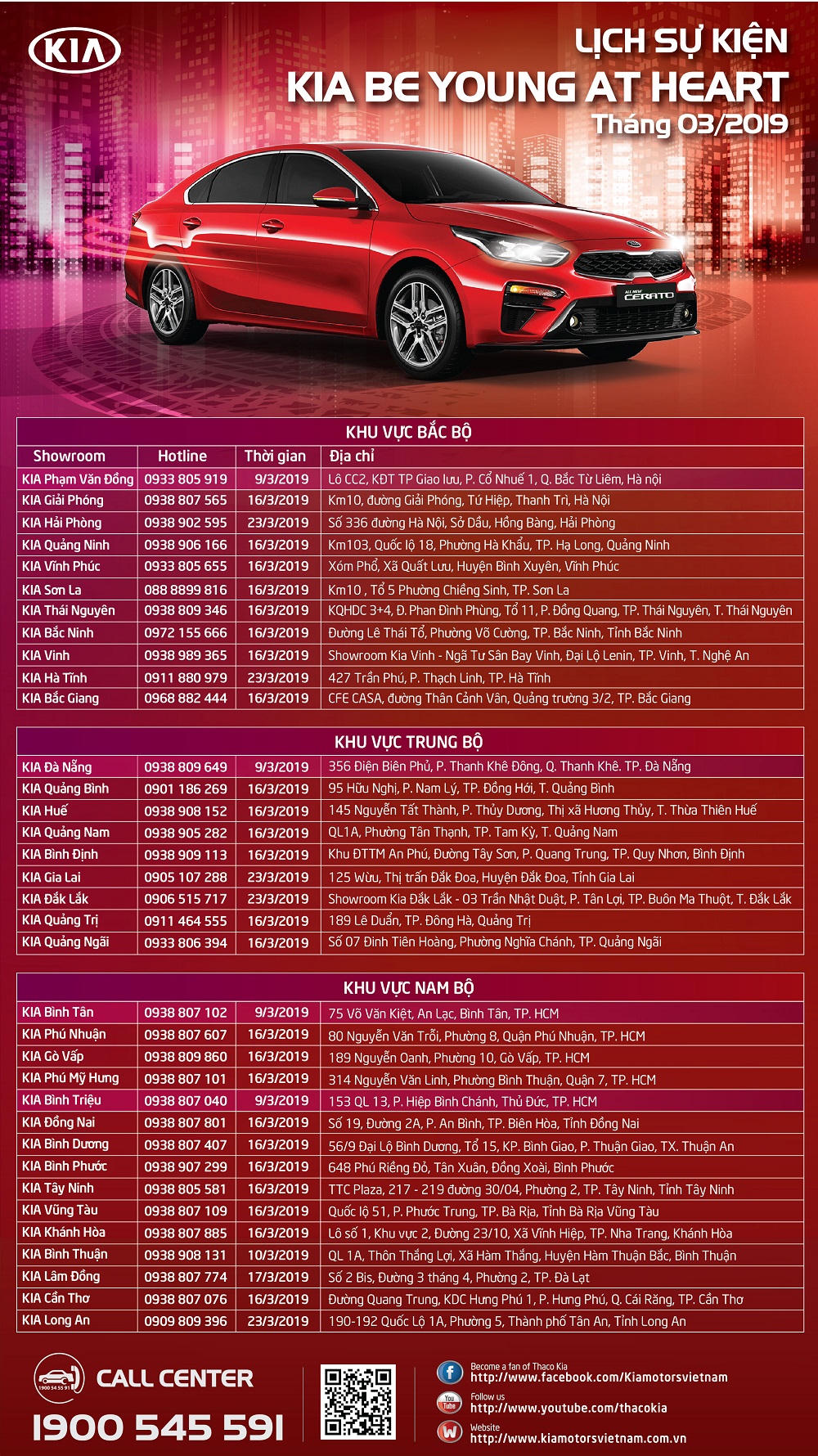 Khởi động chuỗi sự kiện lái thử xe “Kia – Be Young At Heart”