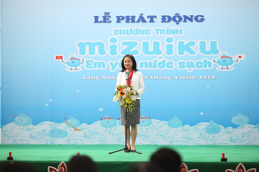 Khởi động chương trình “Mizuiku – Em yêu nước sạch” năm 2019 tại tỉnh Lạng Sơn