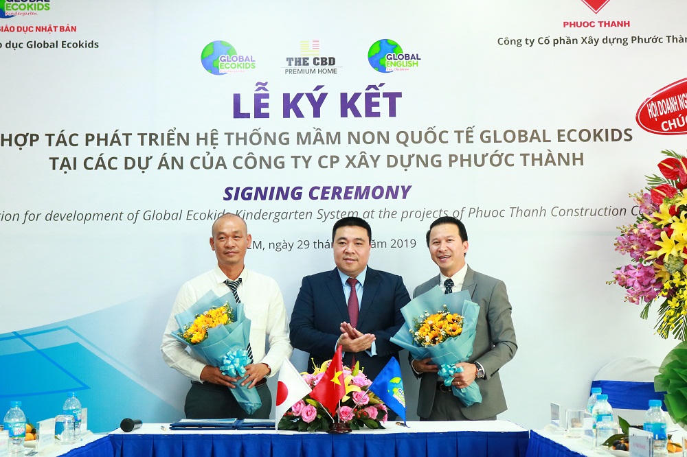 Global Ecokids ký kết thỏa thuận hợp tác chiến lược với Công ty Xây dựng Phước Thành