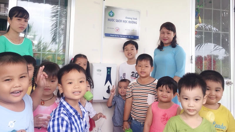 Thêm nhiều nguồn "nước sạch học đường" đến với trẻ em vùng khó khăn