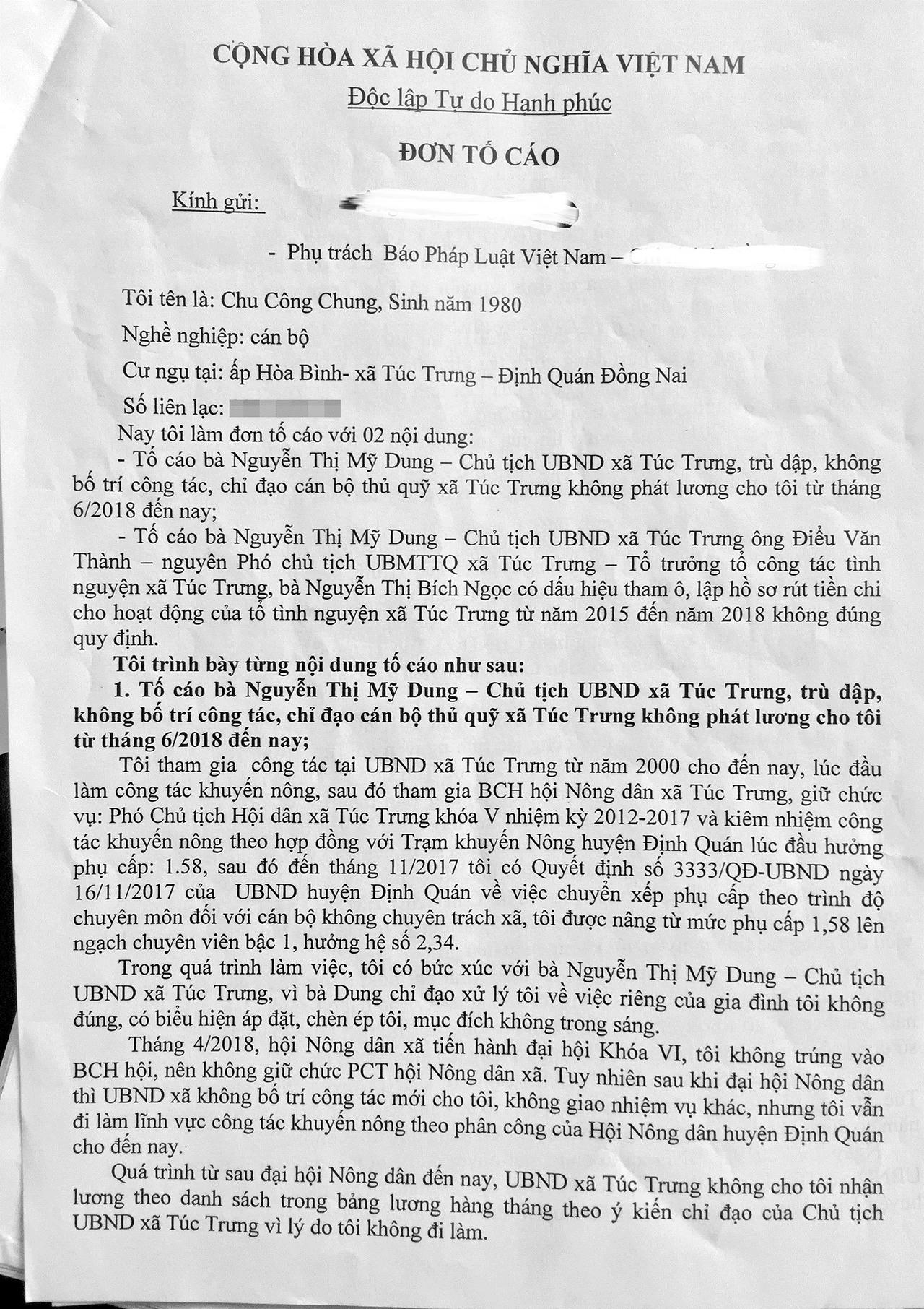 Vụ 'lùm xùm' tại xã có nữ Chủ tịch bị tố lộng quyền: 'Ém' hàng chục triệu đồng phụ cấp