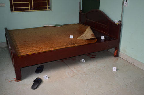 Hiện trường nơi phát hiện anh Vân tử vong.