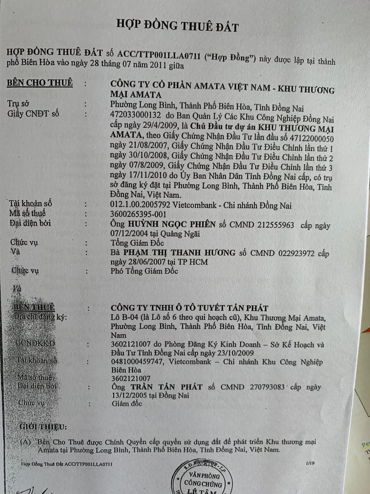 Amata Biên Hòa có "lừa dối" khách hàng khi cho thuê đất?