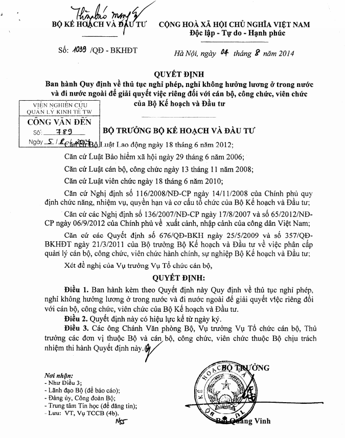Bộ KH-ĐT trả lời vụ “người lao động ốm đau bị cảnh cáo”