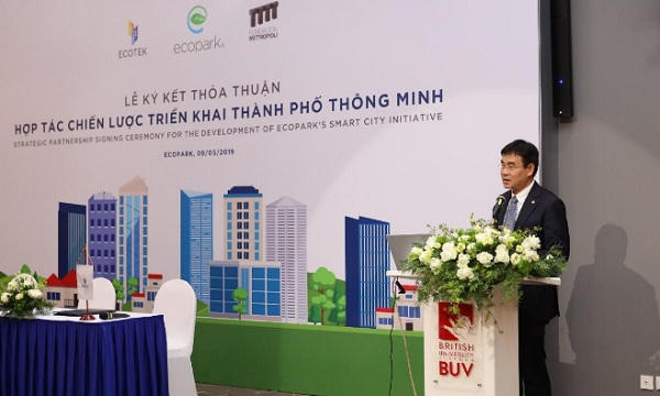 Ecopark tiếp tục đạt bước dấu mốc mới trong nỗ lực triển khai đô thị thông minh