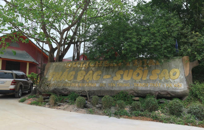 Cải tạo, xây dựng dự án khu du lịch sinh thái Thác Bạc – Suối Sao: Chính quyền và doanh nghiệp kiên quyết giải quyết các vi phạm và vướng mắc - Ảnh 1