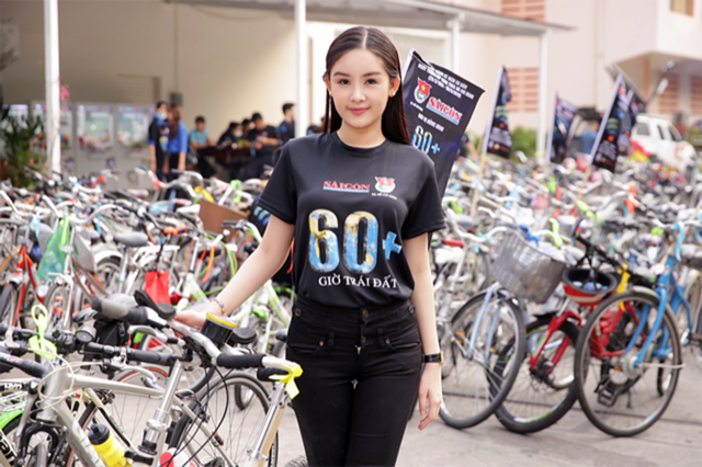 Hoa hậu Đại dương Lê Âu Ngân Anh thuyết trình về quyền bình đẳng phụ nữ