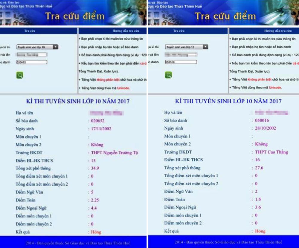 Huế: Sai phạm nghiêm trọng trong công tác tuyển sinh bị bưng bít?
