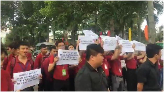 Bà Rịa – Vũng Tàu: Biểu tình, cản trở việc cưỡng chế đất các dự án chưa được cấp phép tại Thị xã Phú Mỹ