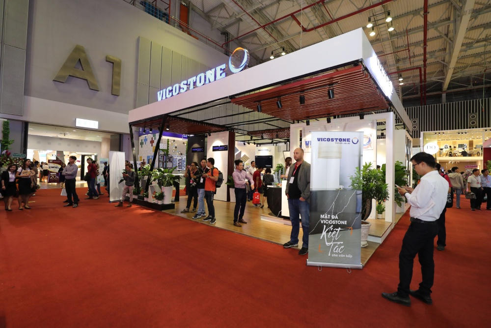 Vicostone mang hơi thở cuộc sống tới Vietbuild Hồ Chí Minh 2019